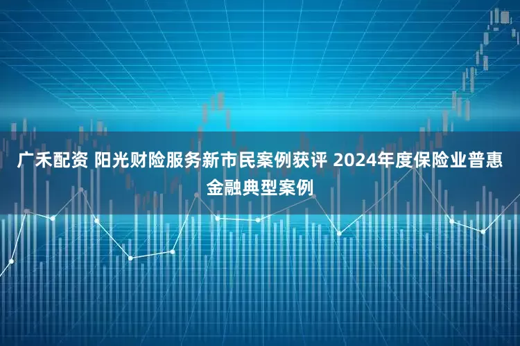 广禾配资 阳光财险服务新市民案例获评 2024年度保险业普惠金融典型案例