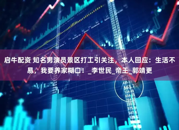 启牛配资 知名男演员景区打工引关注，本人回应：生活不易，我要养家糊口！_李世民_帝王_郭靖更